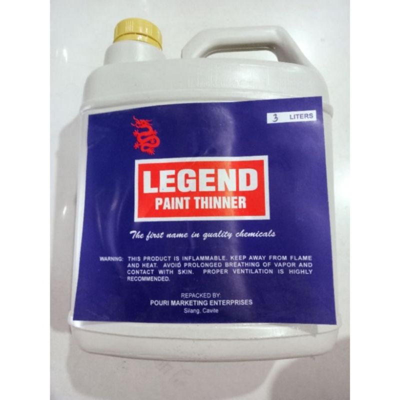 PAINT Thinner and Lacquer Thinner Gallon 3 Liters Shopee Philippines