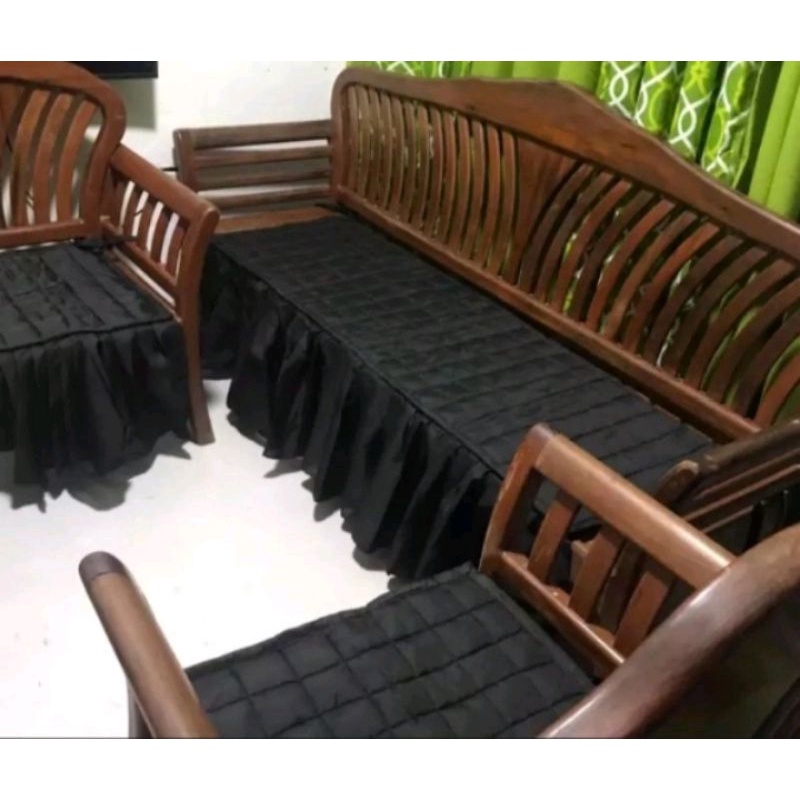 SET LACE SOFA MAT 3IN1(SOFA MAT,SAPIN SA SOFA WITH LACE) Shopee Philippines