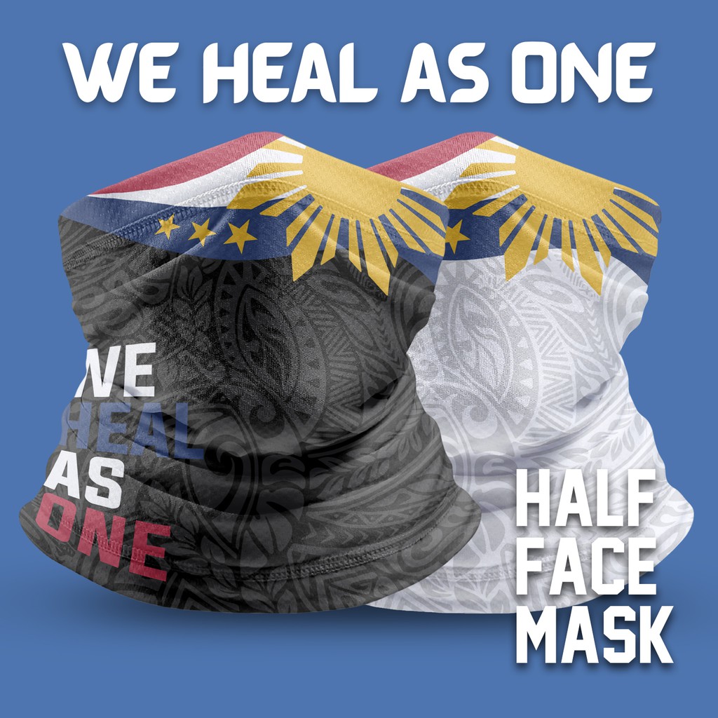 Pilipinas Heal as One Half Face Mask Tube Mask (For bike / bikers / rider / motorcycle