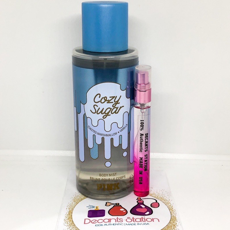 🇺🇸5ml to 10ml TRIAL SIZE Victoria’s Secret Pink COZY SUGAR Body Mist