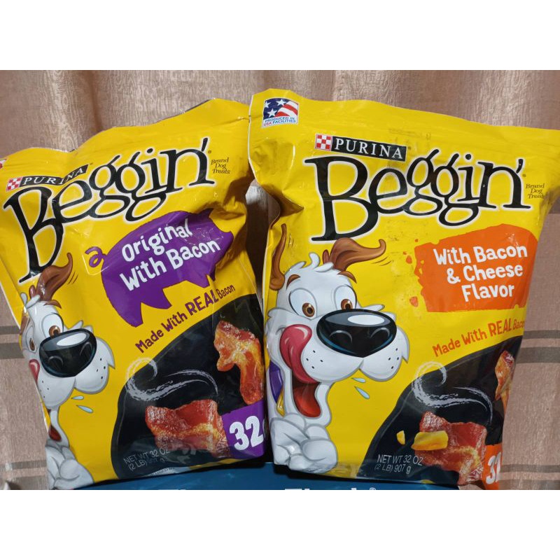 Purina Beggin' Strips Bacon & Cheese Flavors 2lbs. Shopee Philippines