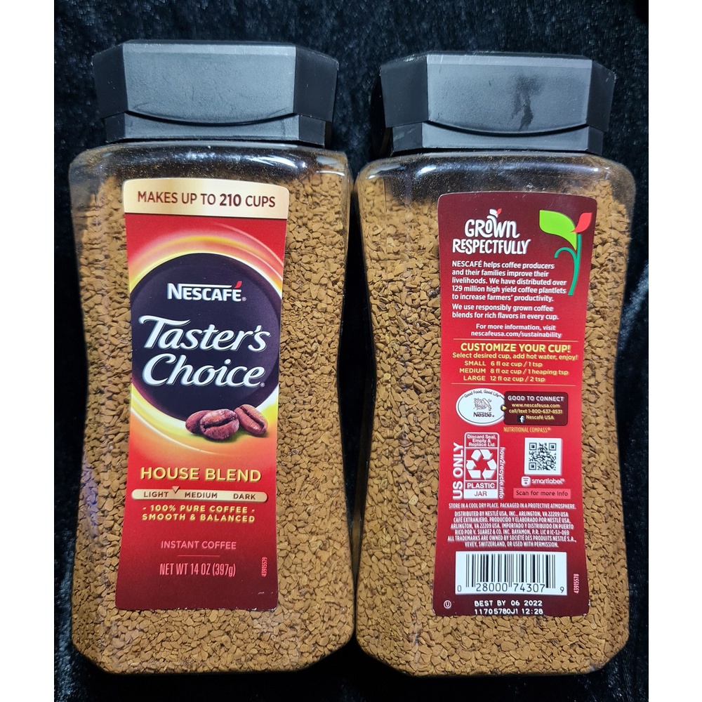 Nescafe Taster's Choice House Blend 397 grams (BIG) Nov. 2023 Shopee