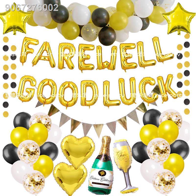 Farewell Goodluck Farewell Party Balloon Decoration Colleagues Leave