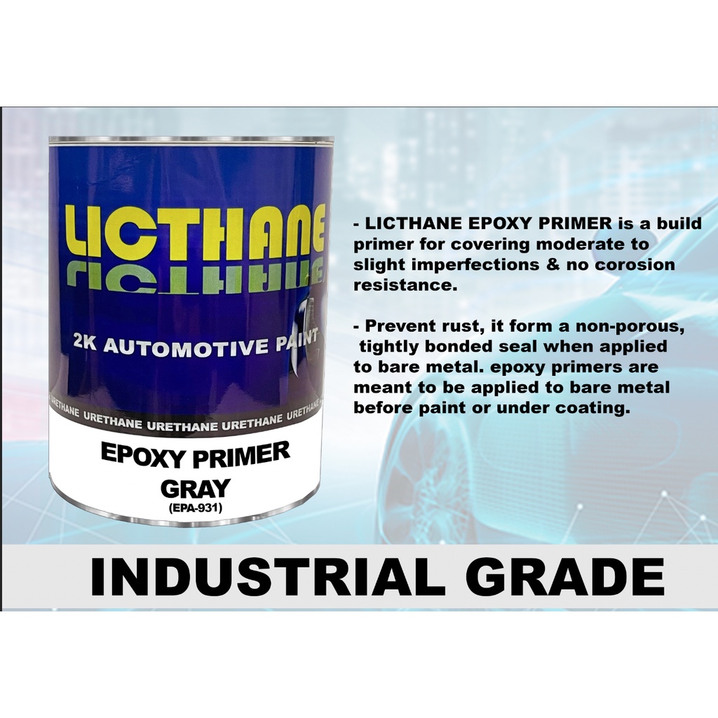 Licthane EPOXY PRIMER GRAY w/ Catalyst (4L) Shopee Philippines