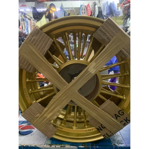 Xspeed mags Mio sporty Set Gold/Black Shopee Philippines