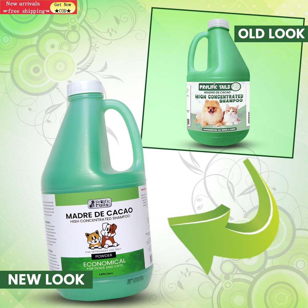 CODProlific Tails 1 gallon Madre de Cacao antimange shampoo for Dogs