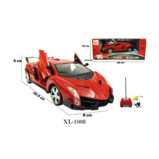 Veneno Rc Car Toy Car Door Open Close Remote Control