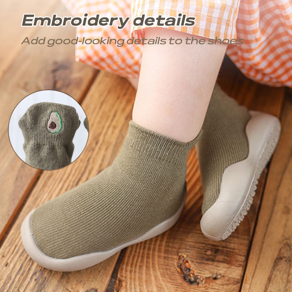 Baby Shoes Baby Sock Shoes Nonslip Floor Socks Shoes Baby Soft Rubber