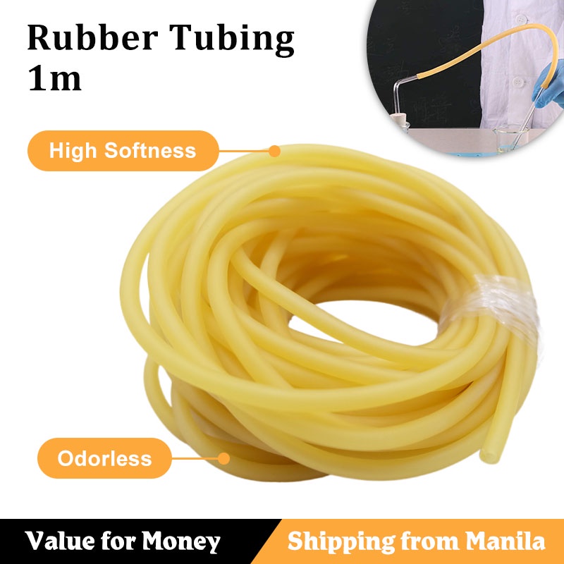 1m Natural Latex Rubber Tubing 10mm Rubber Hoses High Elastic Surgical