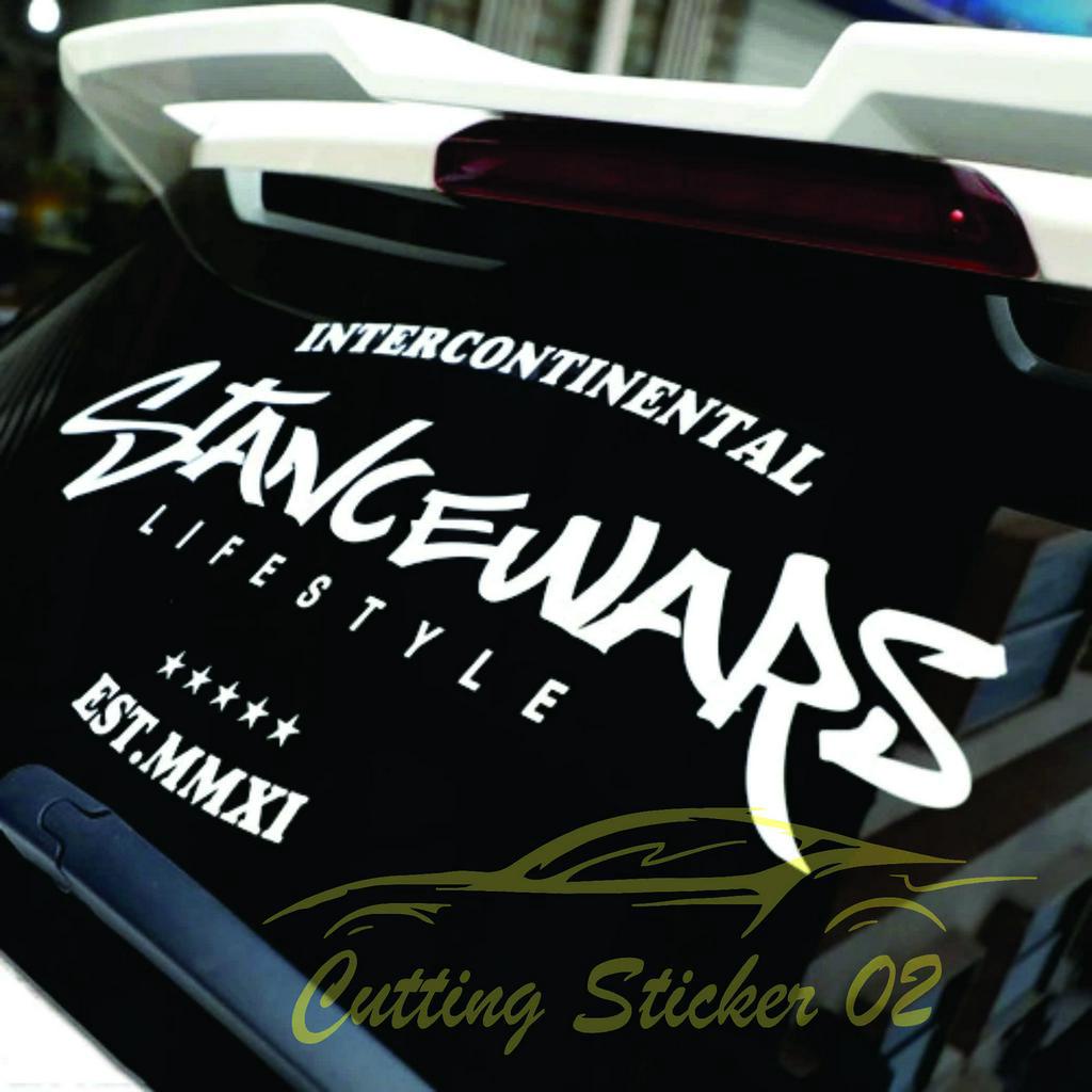 Car Sticker Car Glass Sticker stancewars Sticker jdm Sticker racing Car