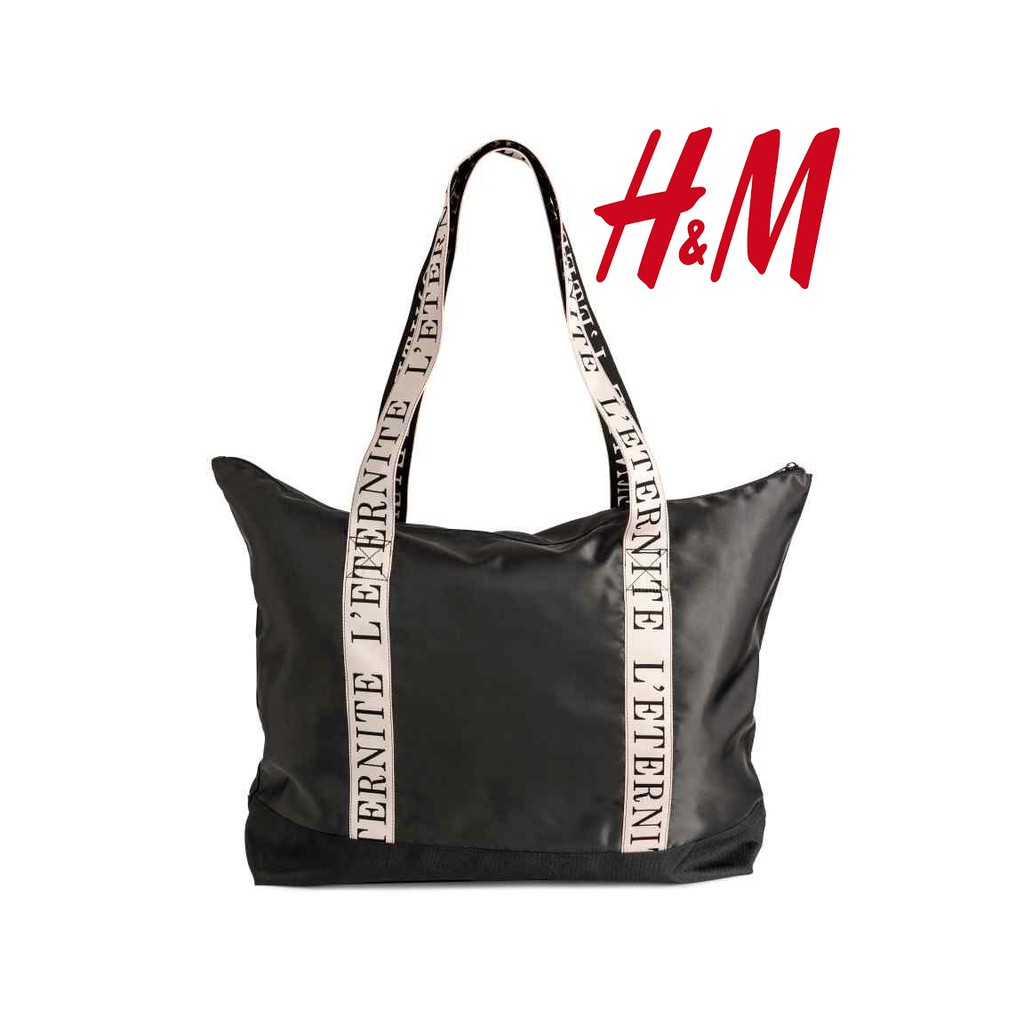 H&M L'Eternité Large Shopping Tote Bag Shopee Philippines