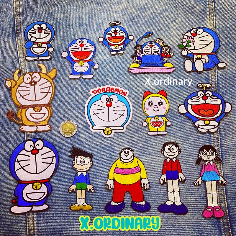 Iron On Clothes doraemon Embroider Shopee Philippines