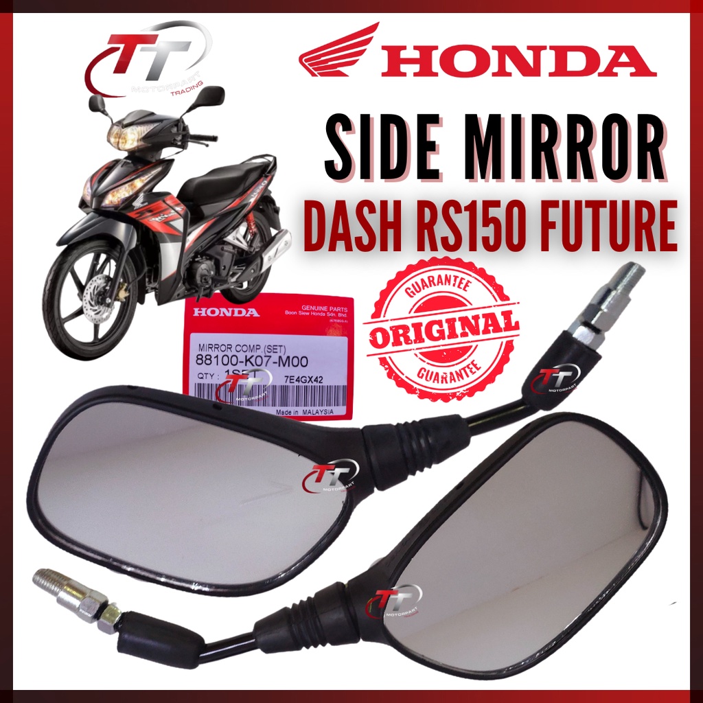 HONDA DASH FUTURE125 DASH125 ALPHA CX SIDE MIRROR CERMIN SISI COMP SET