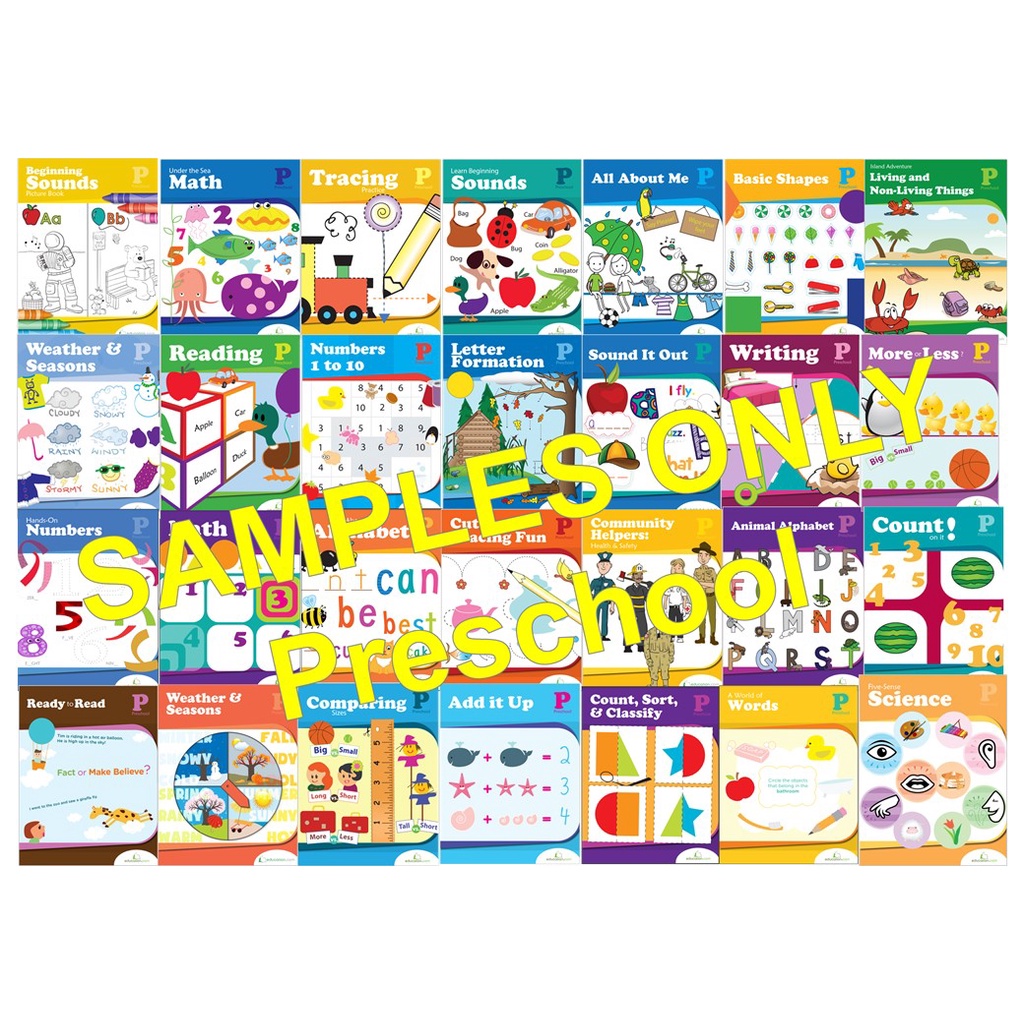 PRESCHOOL WORKBOOKS AND WORKSHEETS FILES [INSTANT DELIVERY] Shopee