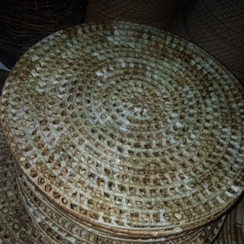 Round Native Placemat (Handwoven Pandan Leaves) Shopee Philippines