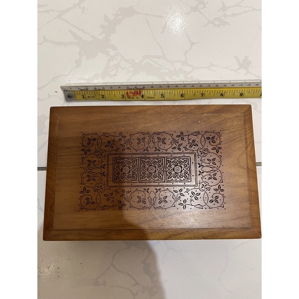 VINTAGE HEAVY WOOD STAMP PAD HOLDER JAPAN Shopee Philippines