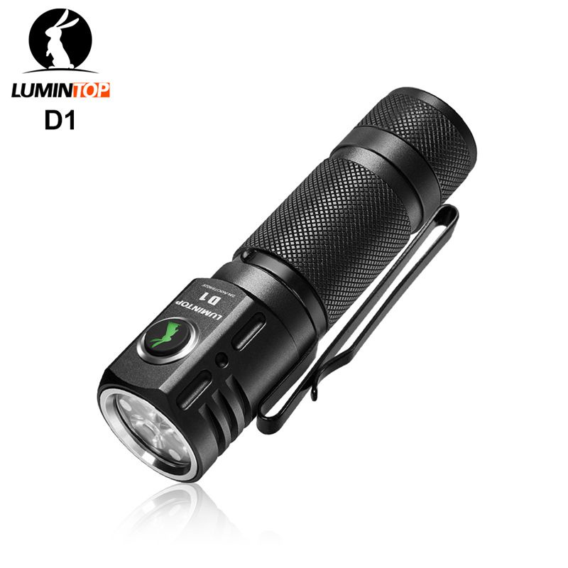 Lumintop D1 Fashlight 5 modes With Cree XPG3 / Nichia 219c triple LED