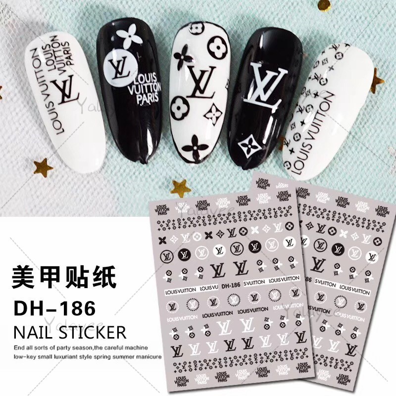 Brand Luxury Nail art sticker Shopee Philippines