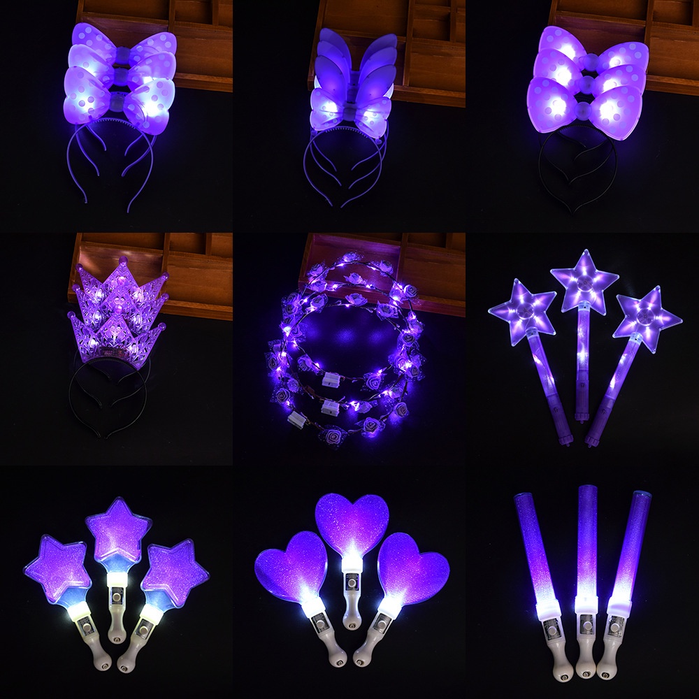 Purple lights for concert 48cm Purple light stick Shopee Philippines