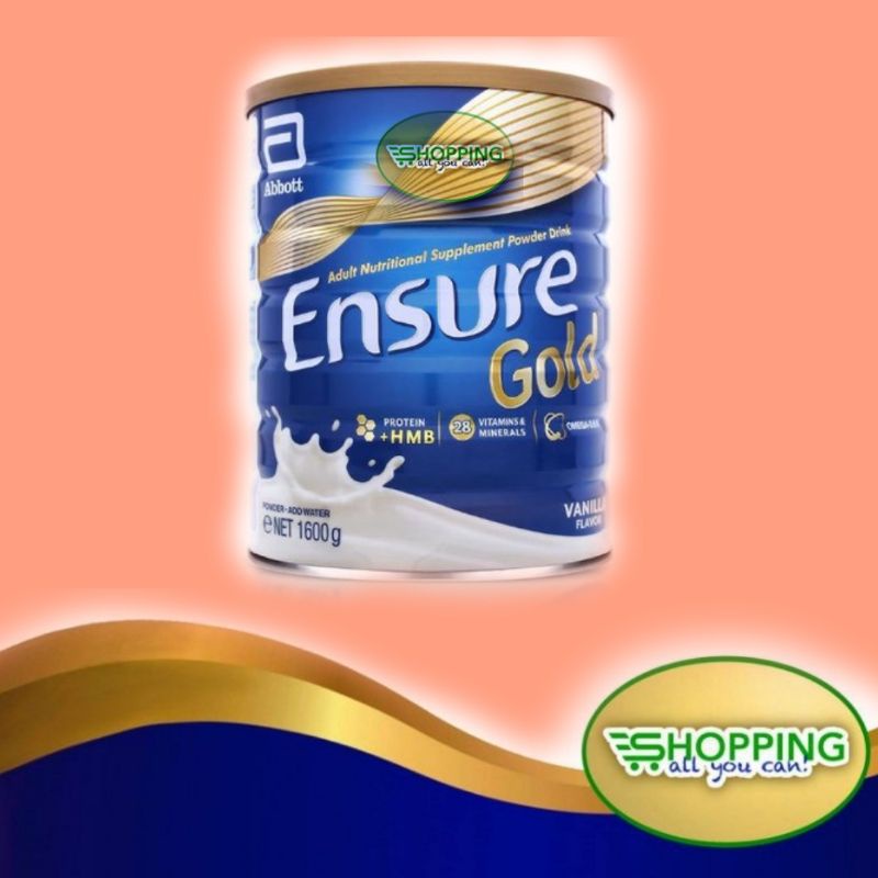 Ensure Gold Vanilla 1.6kg Powdered Milk Adult Supplement Shopee
