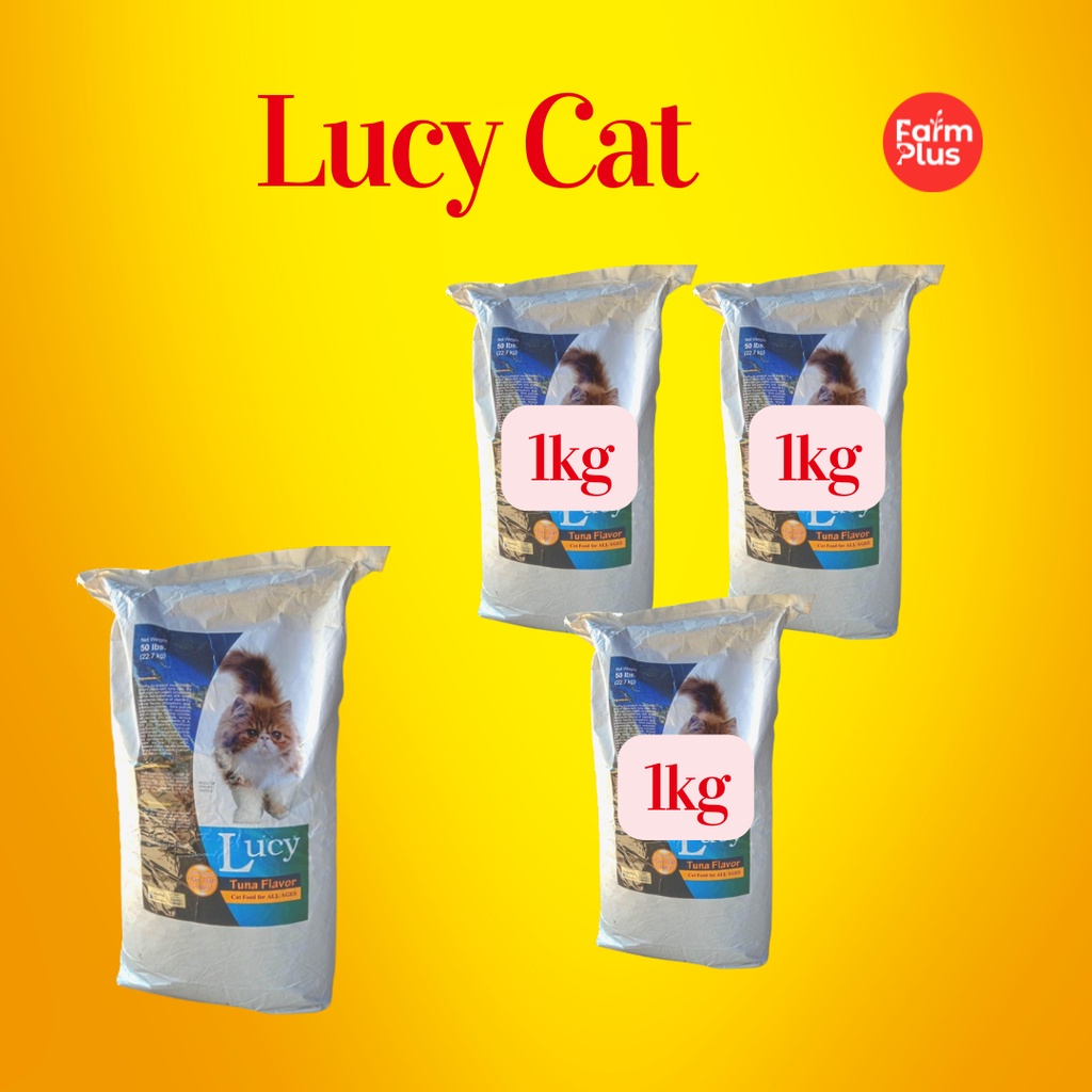 Lucy Cat Food 1kg (repack) Shopee Philippines