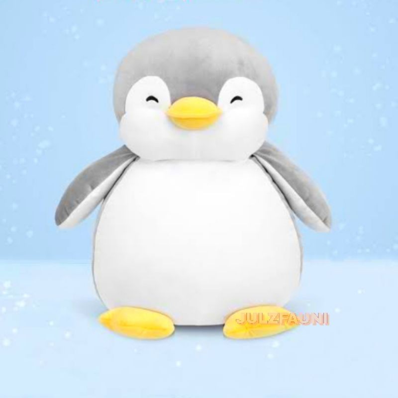 LARGE GREY PENGUIN PLUSH TOY STUFFED TOYS 48CM by Miniso Shopee Philippines