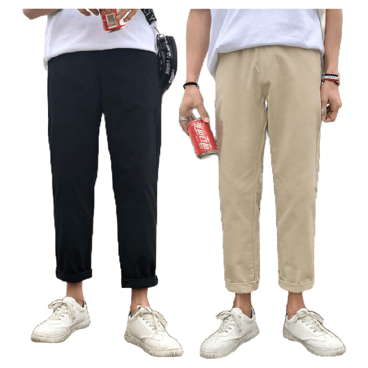 DS Men's Pants Cotton Korean Fashion Suit Pants Casual Trousers (COD