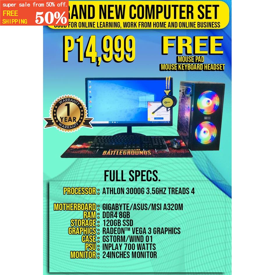 Computer Set Athlon 3000G Shopee Philippines