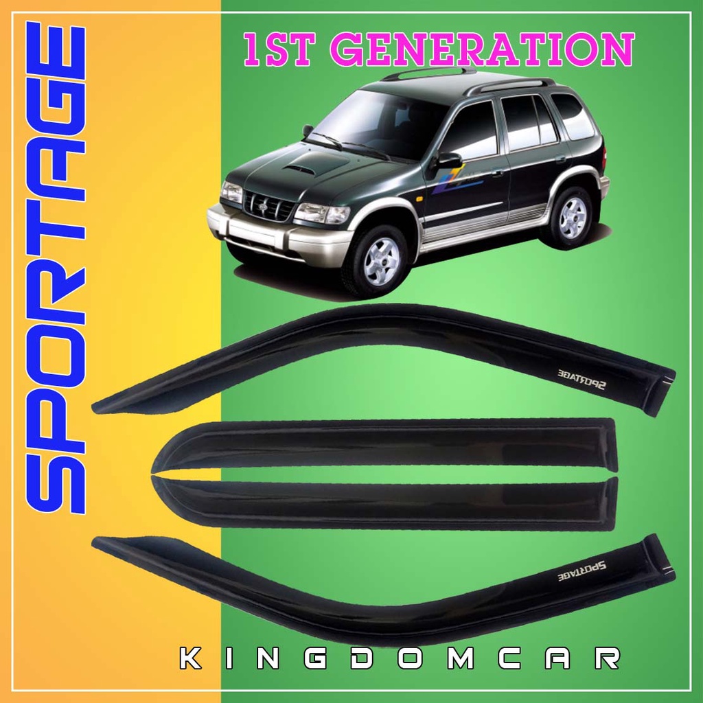 Rain Visor for Kia Sportage 1993 to 2004 ( Gen 1 or 1st Generation