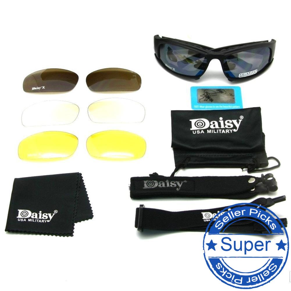 Daisy X7 Tactical Glasses Military Shooting Sunglasses C9N6 Shopee Philippines
