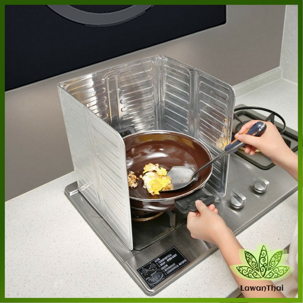 Lawan Aluminum Sheet Lead Paint oil Splash Proof Screen For 1 Stove