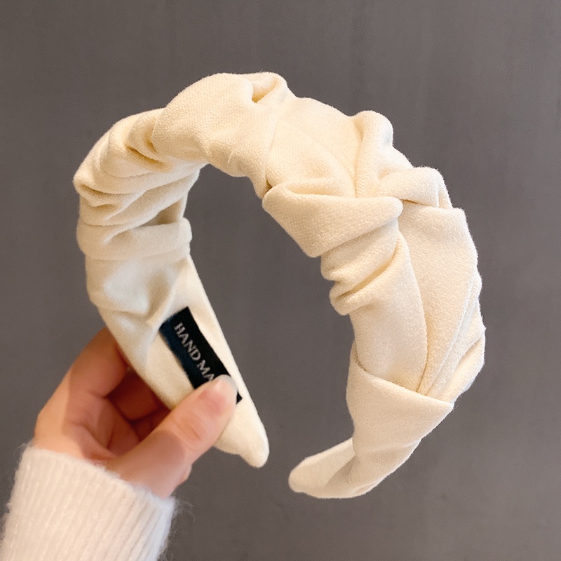 Korean Winter Khaki Style Net Red Widebrimmed Sponge Headband Fashion