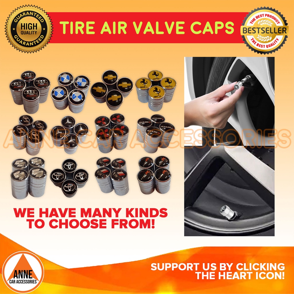 Tire Air Valve Caps Cover Car Wheel Tyre Air Valves Cover Cap Stem