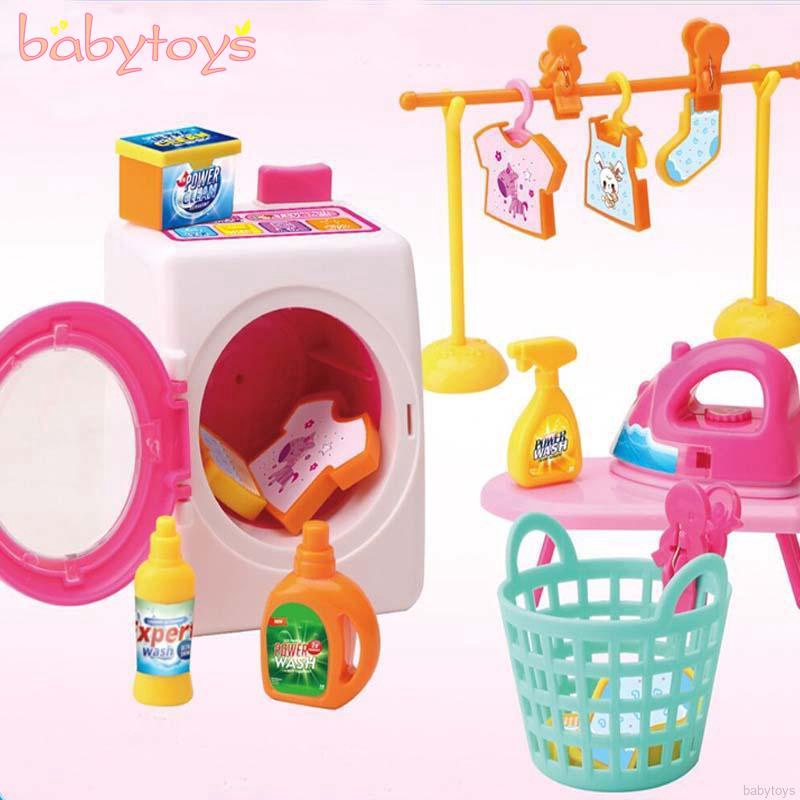 Kids Mini Laundry Washing Machine Tik Tok Child Kitchen