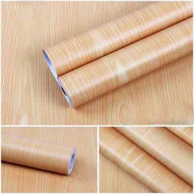 Wallpaper City Pvc Self Adhesive Brown Color Wallpaper Home Decor