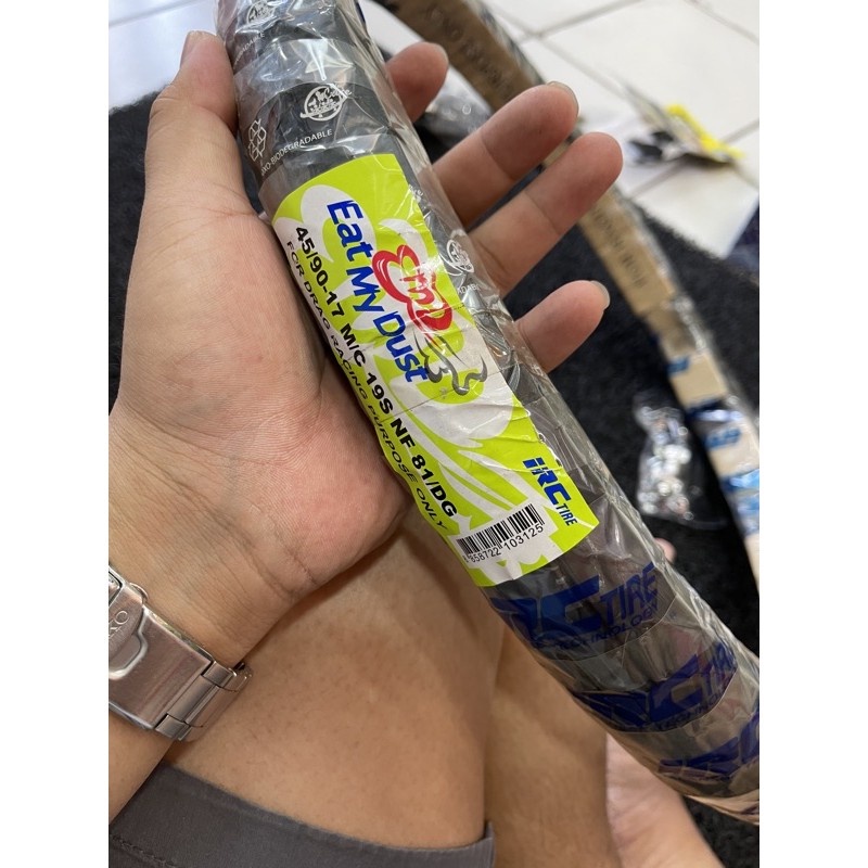 IRC EAT MY DUST TIRE 45/9017 M/C 19S NF 81 / DG IRC EMD TIRE Shopee Philippines