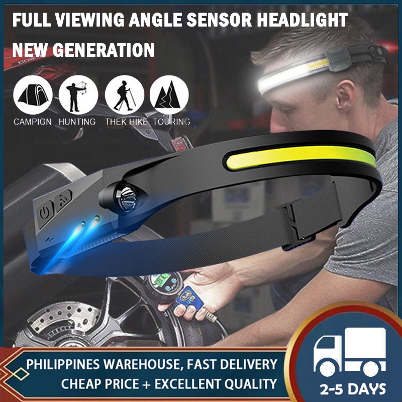 Headlamp Flashlight Rechargeable Water Proof Head Lamp Adjustable Light