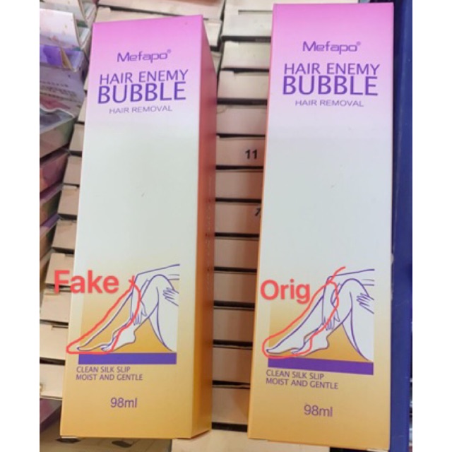 ORIGINAL Mefapo Hair Enemy Bubble Hair Removal Spray 98ml Shopee Philippines