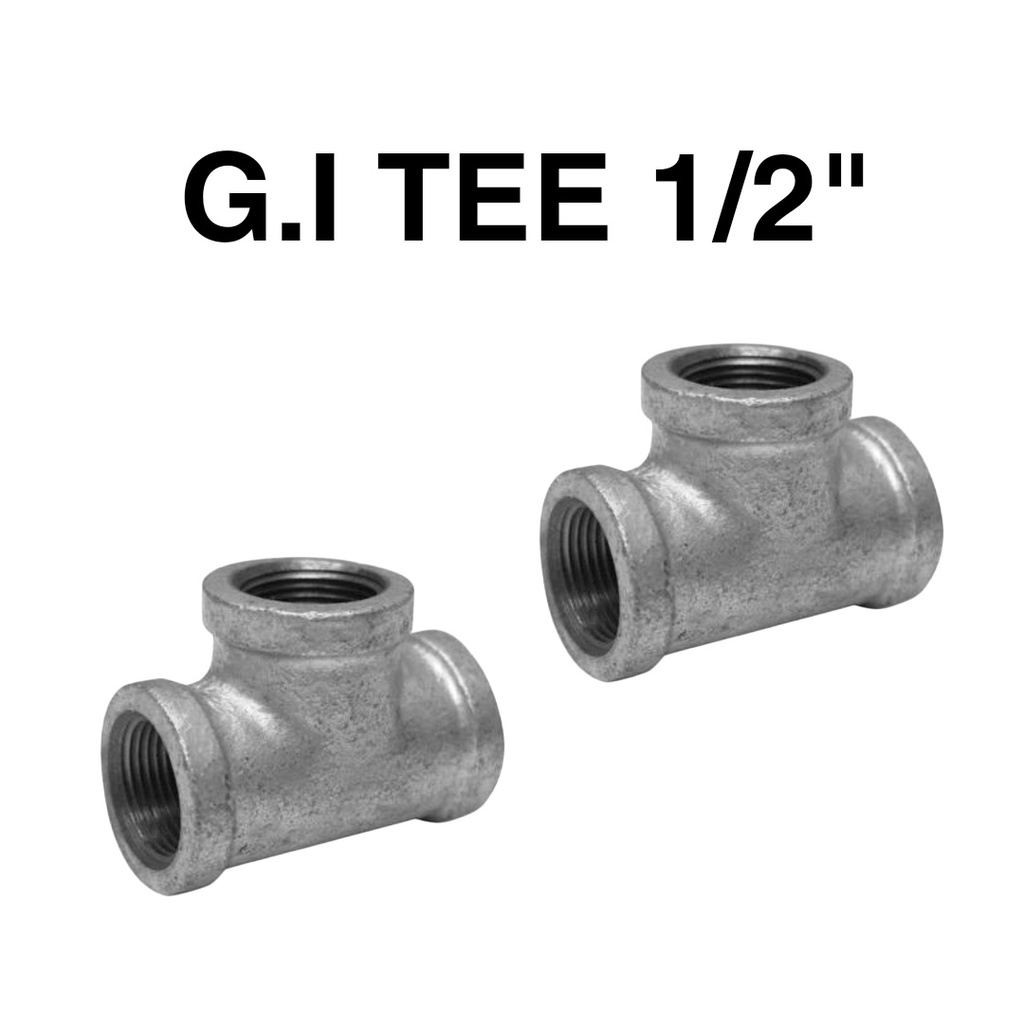 GI PIPE FITTINGS GALVANIZED 1/2 FOR PLUMBING WORKS Shopee Philippines
