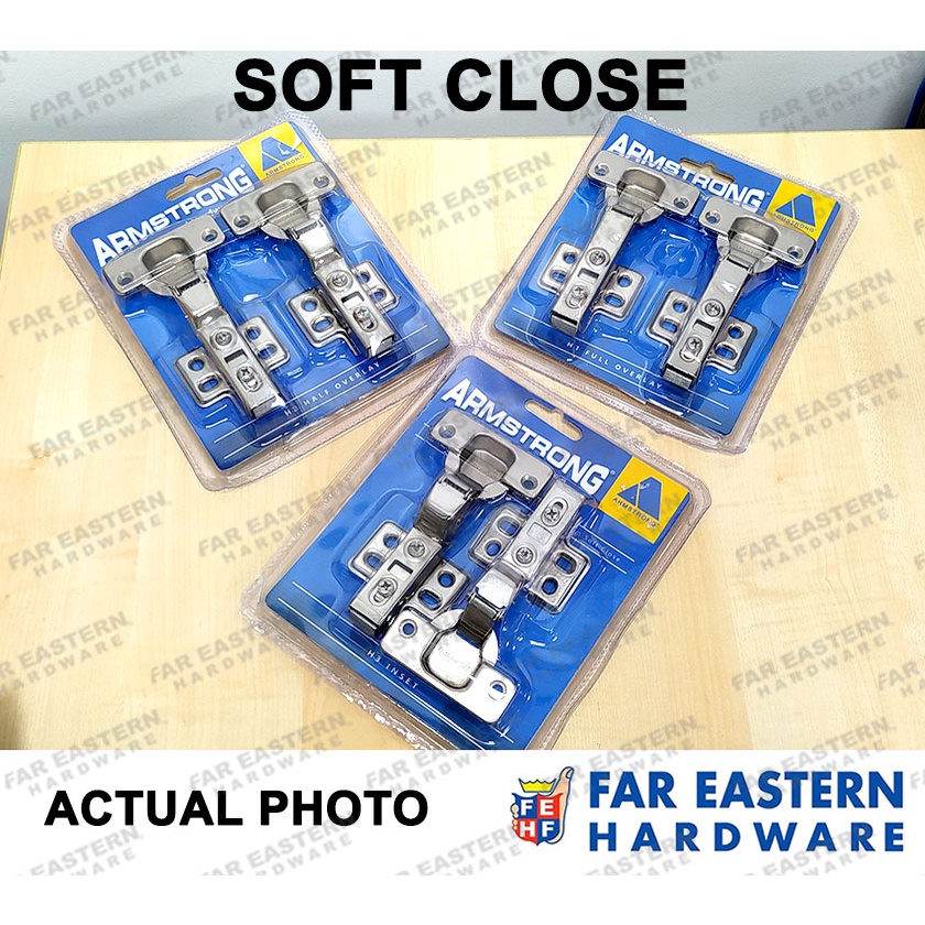 ARMSTRONG Concealed Hinges Full Overlay Half Overlay Inset Soft