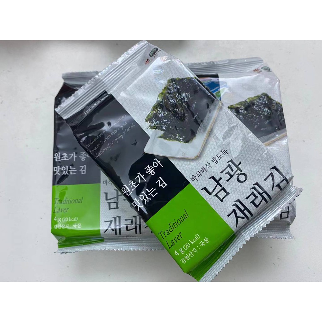 EQGS Namkwang Korean Seasoned Traditional Laver Roasted Nori Seaweed