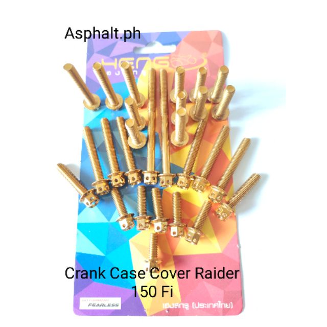Heng Bolt Crank Case Cover Raider 150 Fi Shopee Philippines