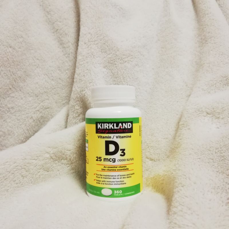 KIRKLAND VITAMIN D3 25mcg (360 TABLETS) Shopee Philippines