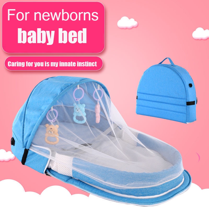 Portable Baby Bed Safety Isolation Multifunctional Outdoor Folding Bed