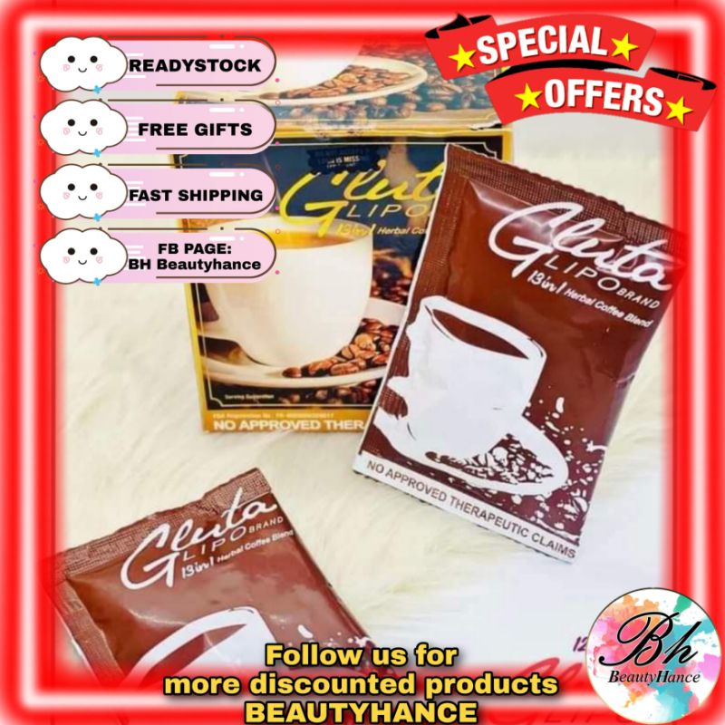 GLUTA LIPO COFFEE (10 SACHET) Shopee Philippines