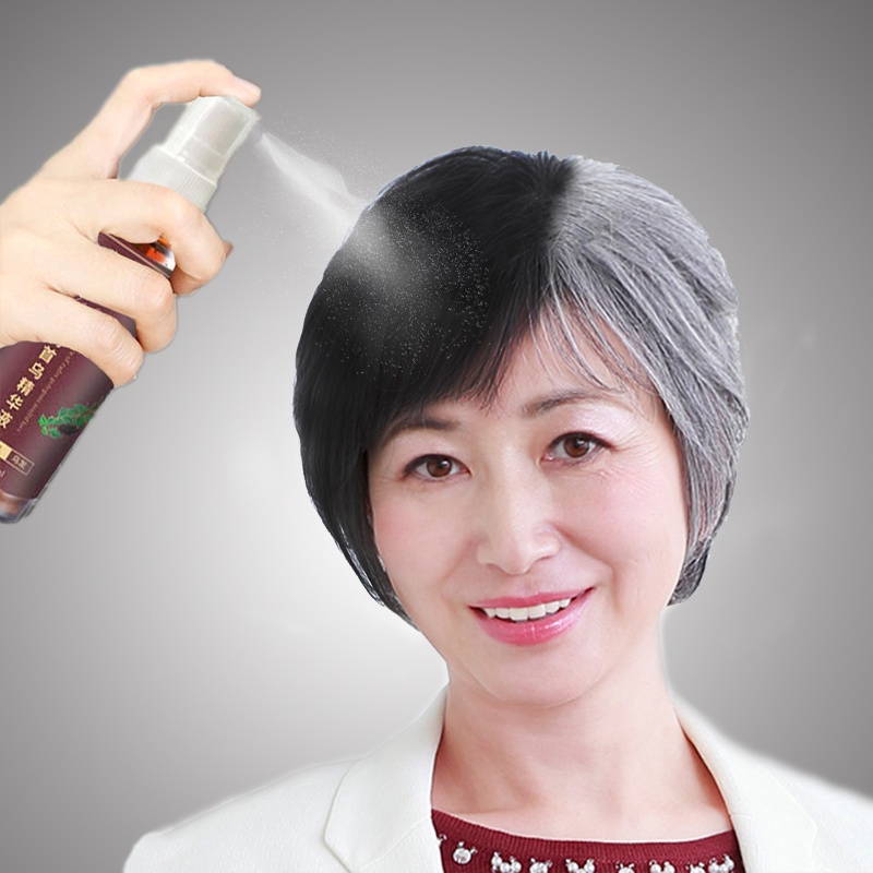 Black Hair Dye Hair color permanent original Black hair spray [100ml