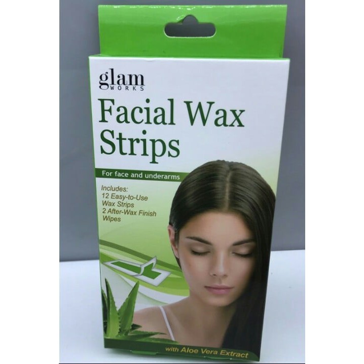 GlamWorks Facial Face Strip / Body Wax Strips Shopee Philippines