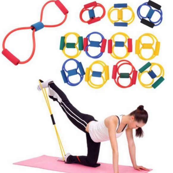 Exercise Elastic Yoga Resistance Band Fitness Equipment Shopee