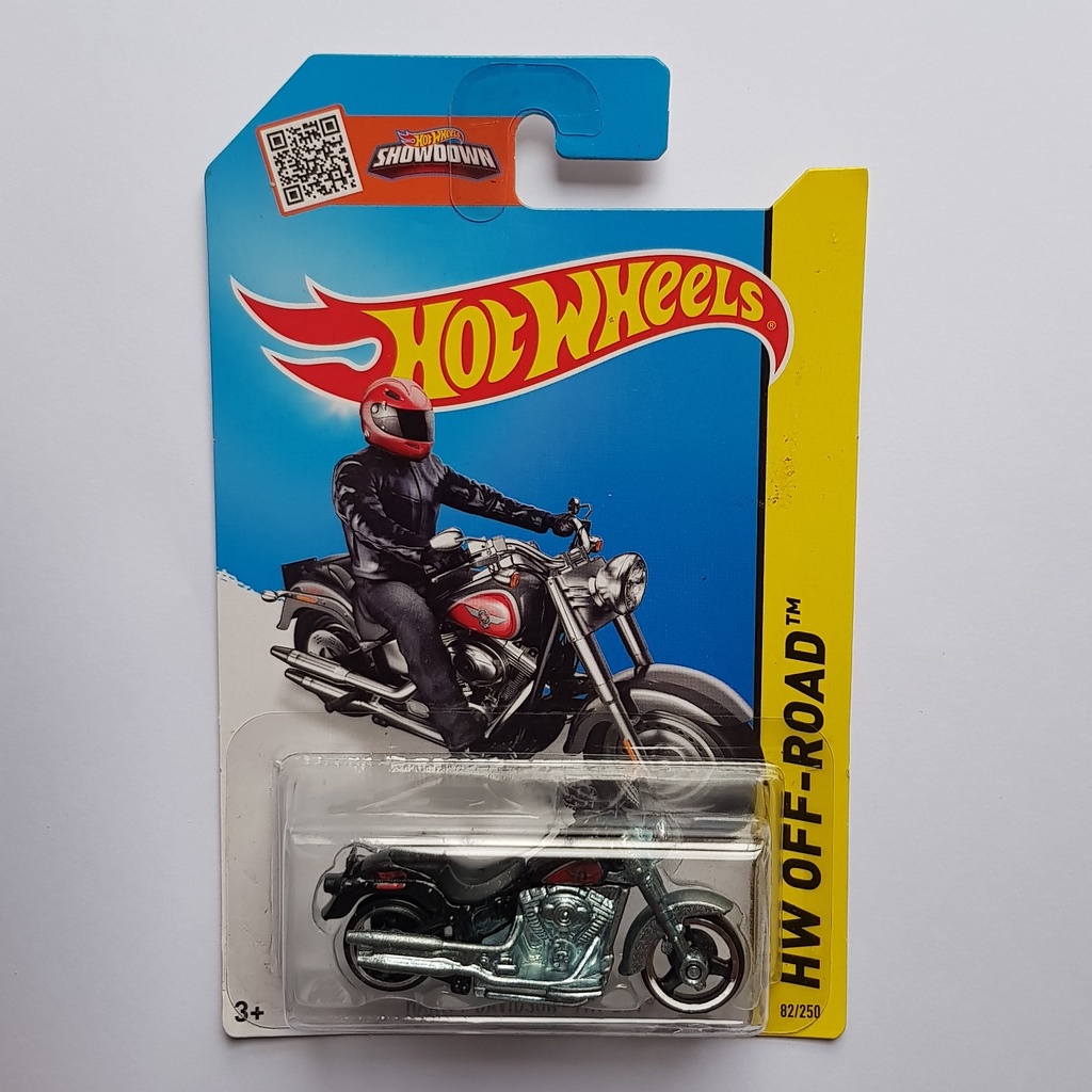 Hot Wheels HarleyDavidson Fat Boy HW OFFROAD Black 164 Scale HarleyDavidson Shopee Philippines