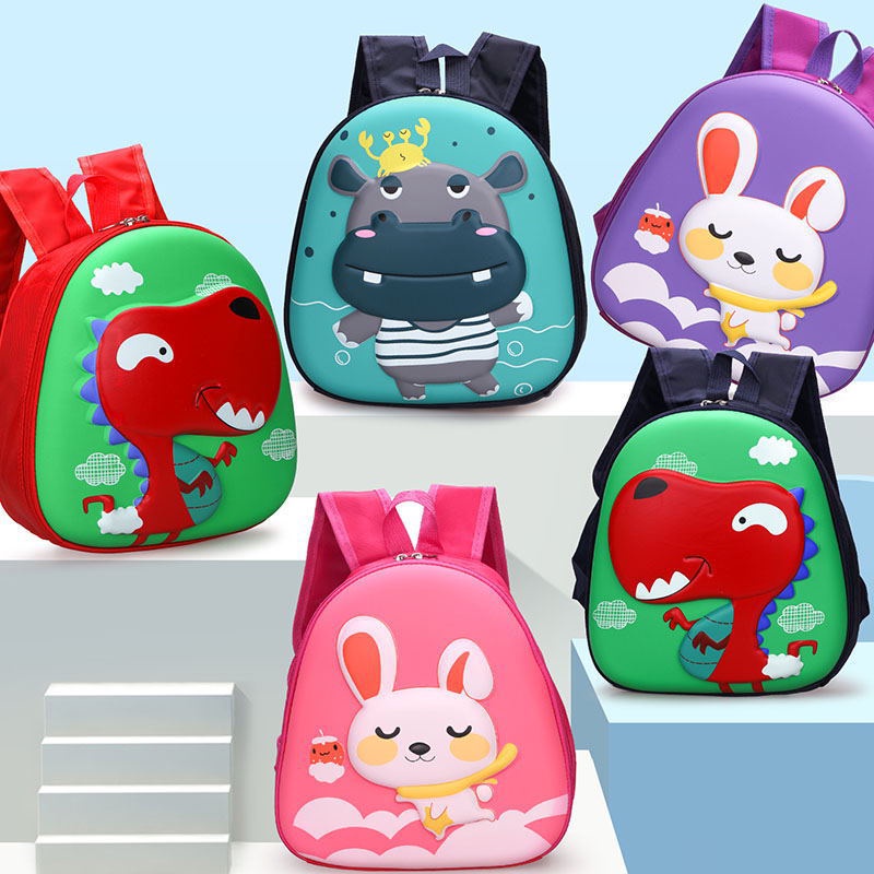 Kindergarten Cartoon Hard Shell School Bag Children Baby Small Backpack